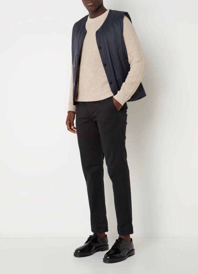 Selected Gewatteerde bodywarmer met steekzakken