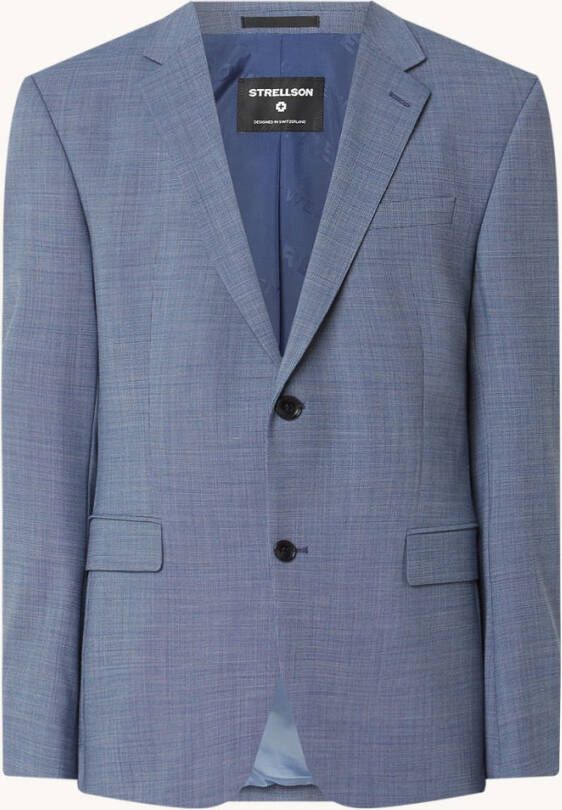 Strellson Slim fit colbert in scheerwolblend