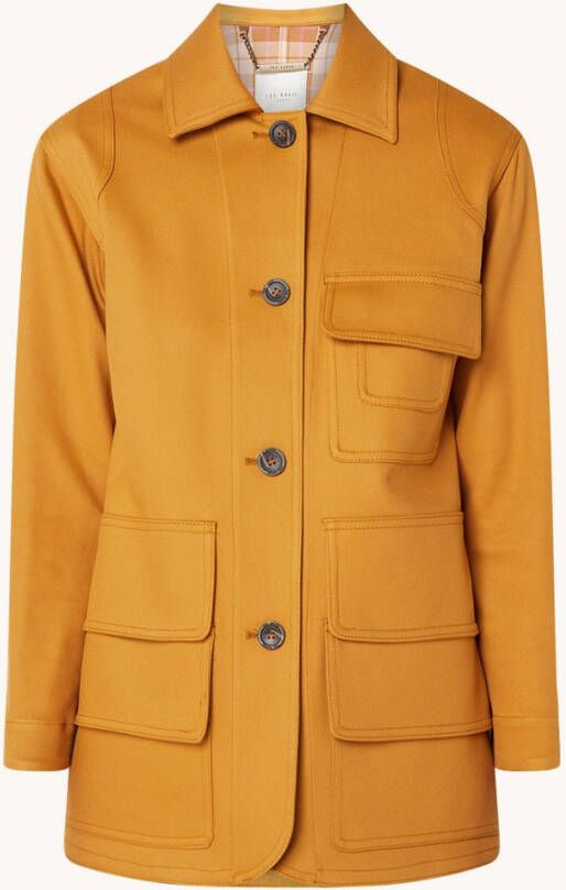 Ted Baker Biancia jack met klepzakken