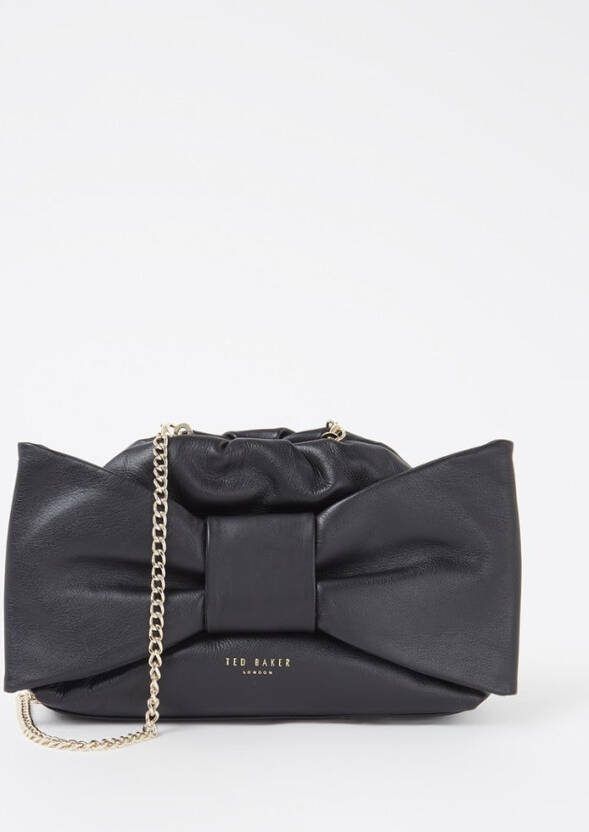 Ted Baker Bow clutch van leer met strik