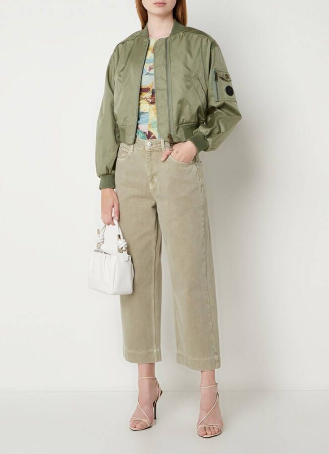 Ted Baker Bronlei cropped bomberjack met glitter