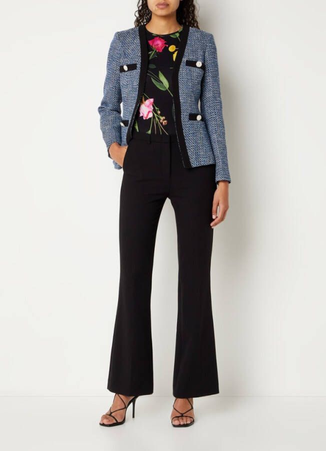 Ted Baker Diniia blazer met tweed look