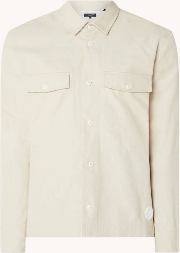 Ted Baker Harwich overshirt met structuur