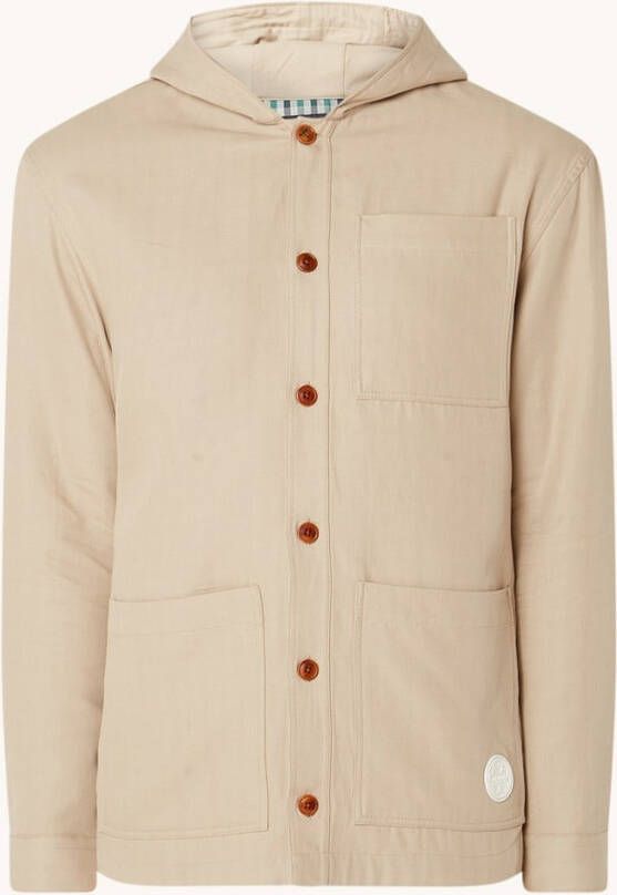 Ted Baker Jack met opgestikte zakken en capuchon