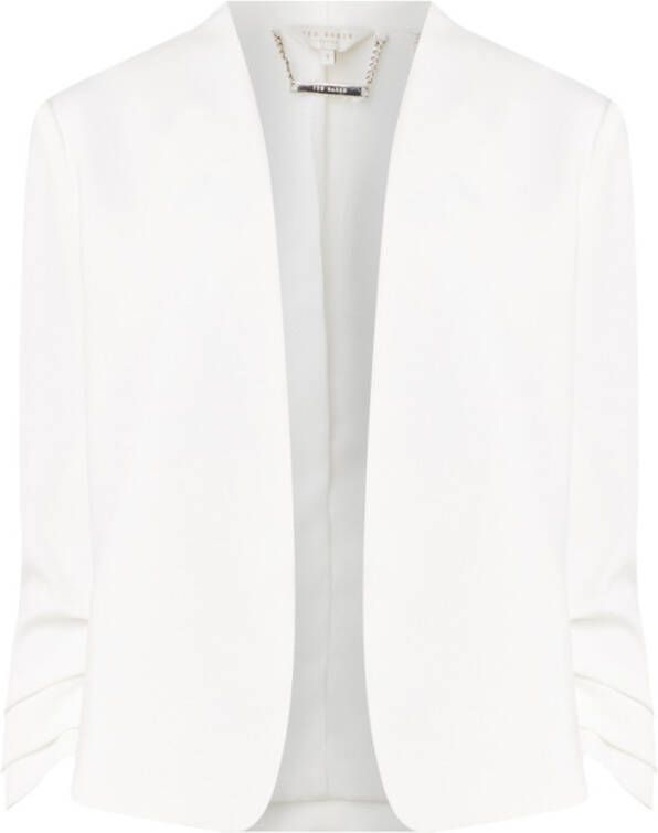 Ted Baker Lilla openvallende blazer van crê, pe