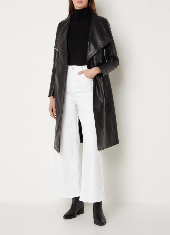 Ted Baker Rossii mantel van schapenleer met steekzakken