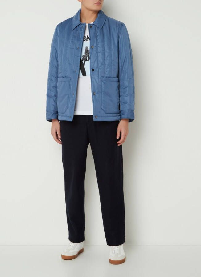 Ted Baker Skelton gewatteerde jack met quilt patroon en steekzakken