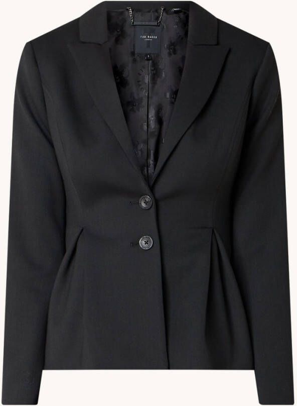 Ted Baker Philiya single breasted blazer met peplum