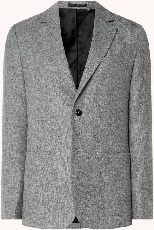 Ted Baker Yarm slim fit colbert van flanel met borstzak