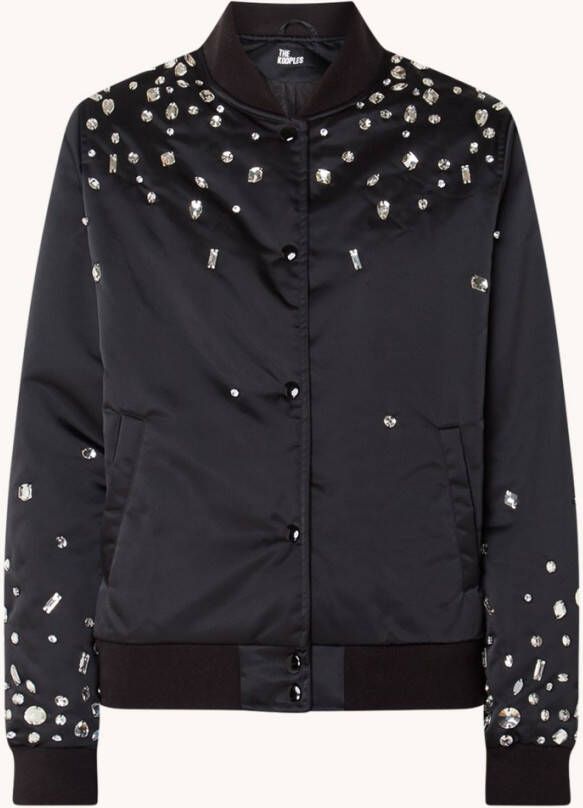 The Kooples Bomberjack met kralendecoratie