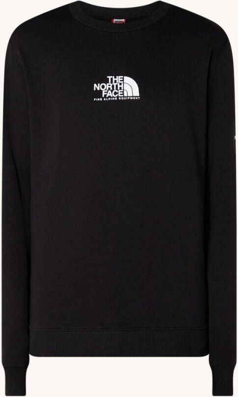 The North Face M Seizoensgebonden fijne bemanning Sweatshirt , Zwart, Heren