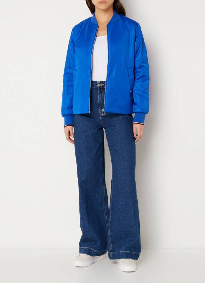 Tommy Hilfiger Gewatteerd bomberjack met steekzakken