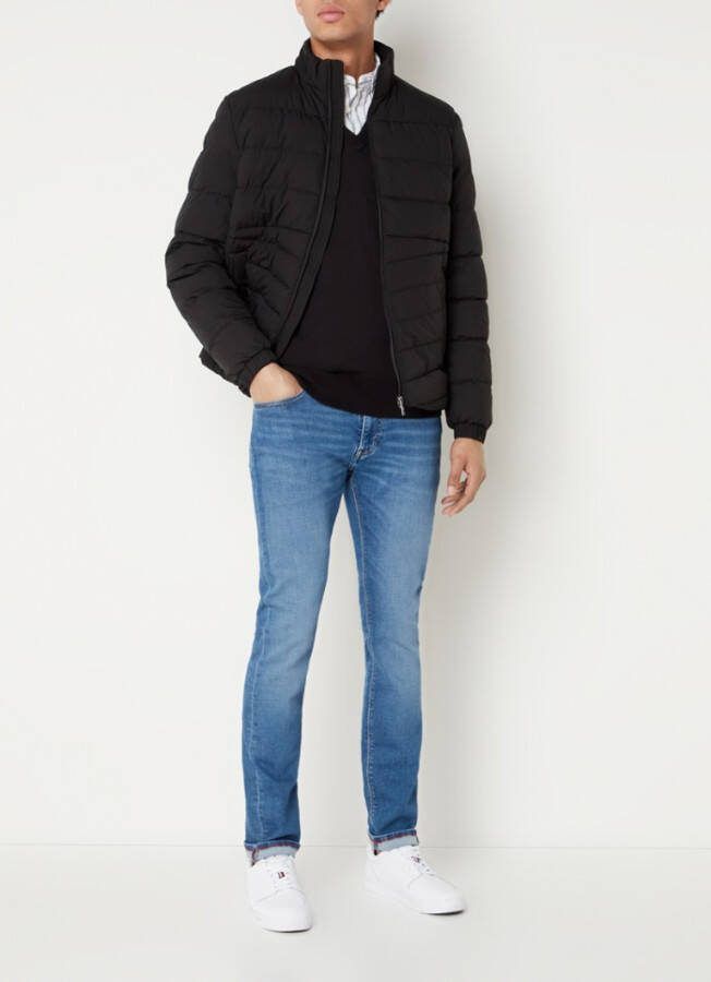 Tommy Hilfiger Gewatteerde jas BRANDED STAND COLLAR JACKET