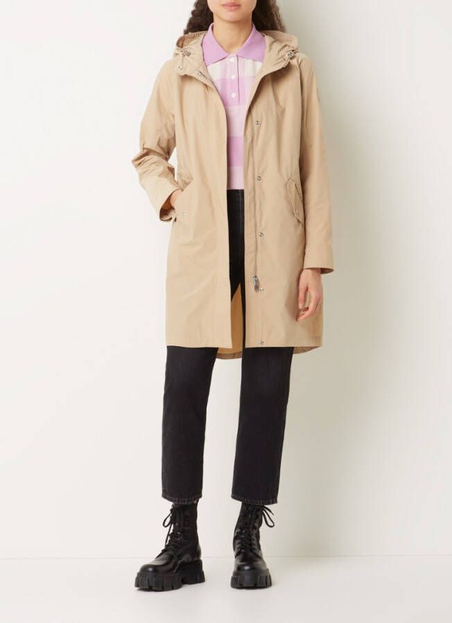 Woolrich Long Summer parka met klepzakken en capuchon