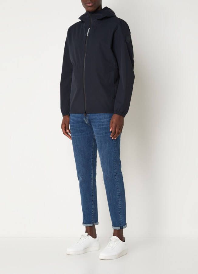Woolrich Pacific windjack met capuchon en ritszakken