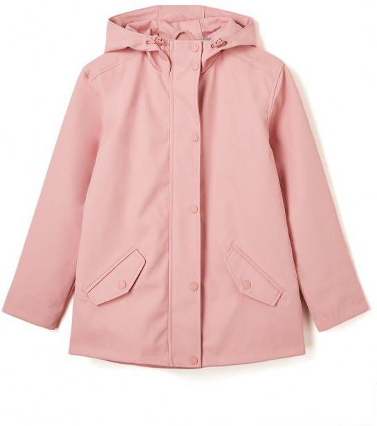 America Today Junior gevoerde regenjas Jade roze