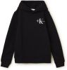 Calvin klein JEANS hoodie met logo zwart/wit online kopen