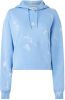 Calvin klein JEANS tie-dye hoodie Lave dye crop van biologisch katoen powdery blue online kopen