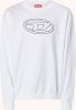 Diesel S mart oversized sweatshirt , Wit, Heren online kopen