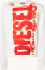 Diesel Bleached logo sweatshirt , Oranje, Heren online kopen