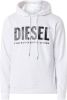 Diesel 00Saqj 0Bawt S-Gir Hood Sweater Men White online kopen