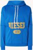 Diesel S Muster hoodie met steekzakken en logoprint online kopen