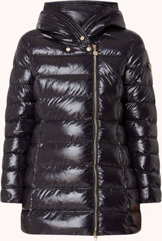 Emporio Armani Caban gewatteerde parka met capuchon en ritszakken