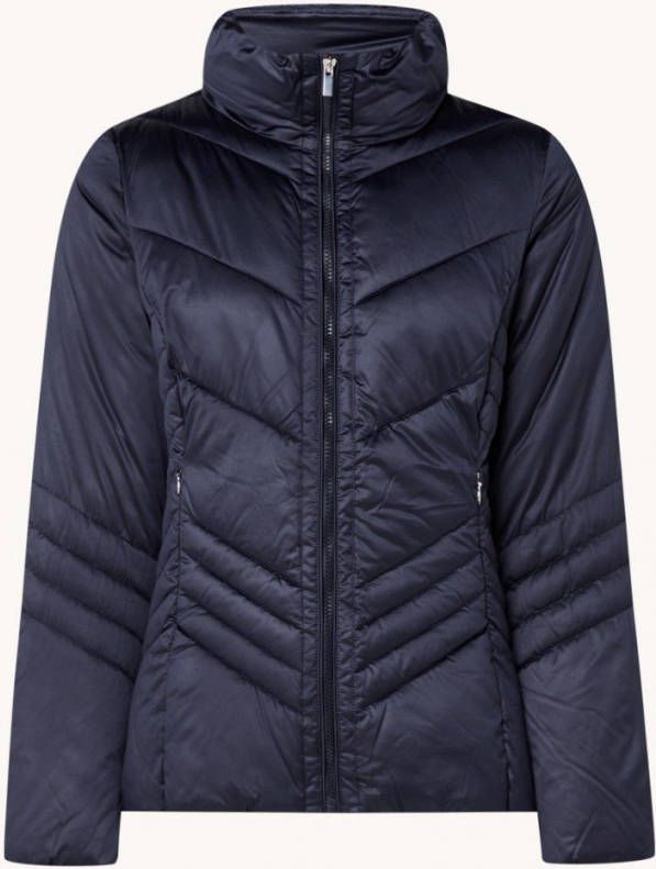 Expresso Gewatteerde jas met opstaande kraag en ritszakken