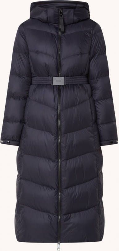 Hugo Boss Paxmaxi gewatteerde parka met afneembare capuchon en ceintuur