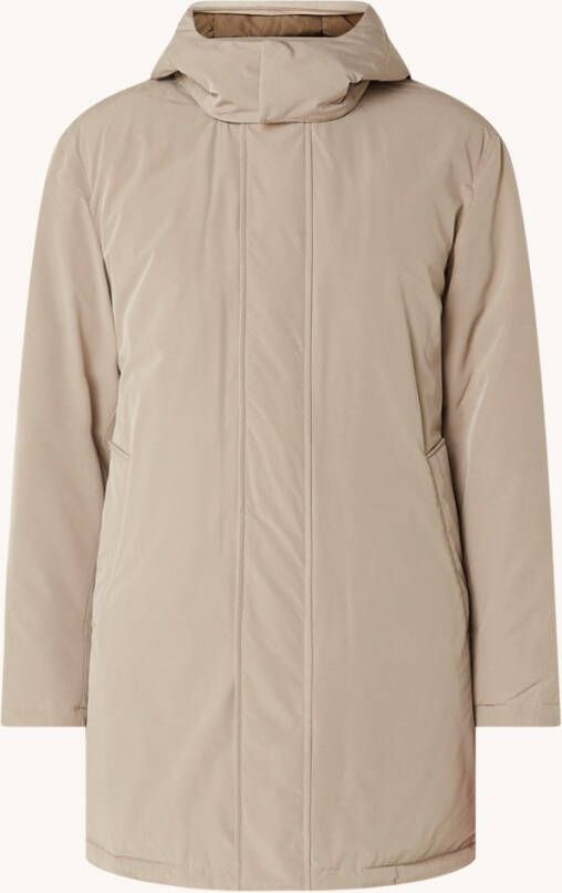 Mango Street gewatteerde parka met afneembare capuchon