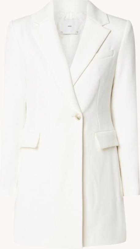 Mango Sugus double breasted mantel met klepzakken