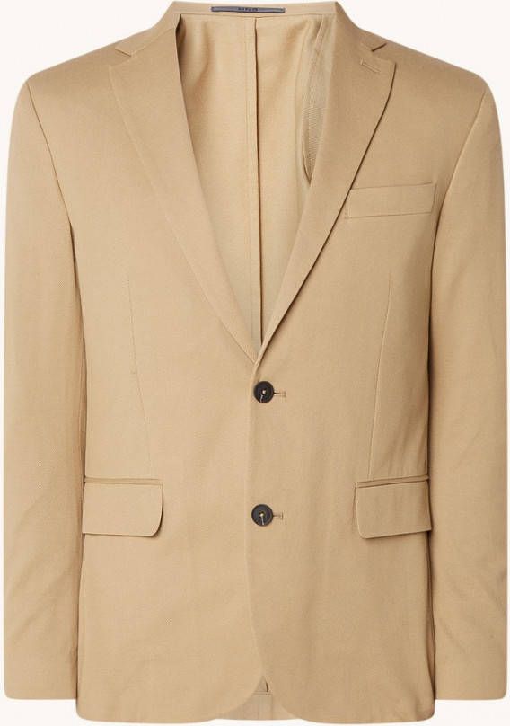 Mango Verner slim fit colbert met klepzakken
