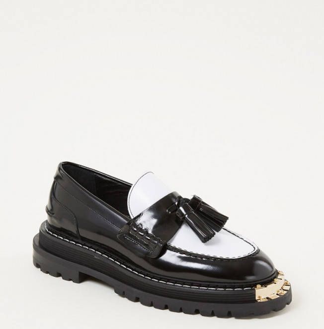 sandro Loafer van leer