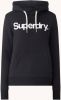 Superdry hoodie met logo zwart/wit online kopen