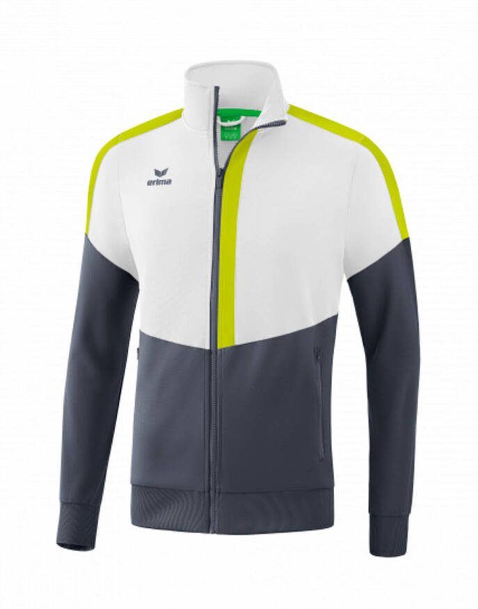 Erima Trainingsjack Squad Heren Polyester Grijs/wit