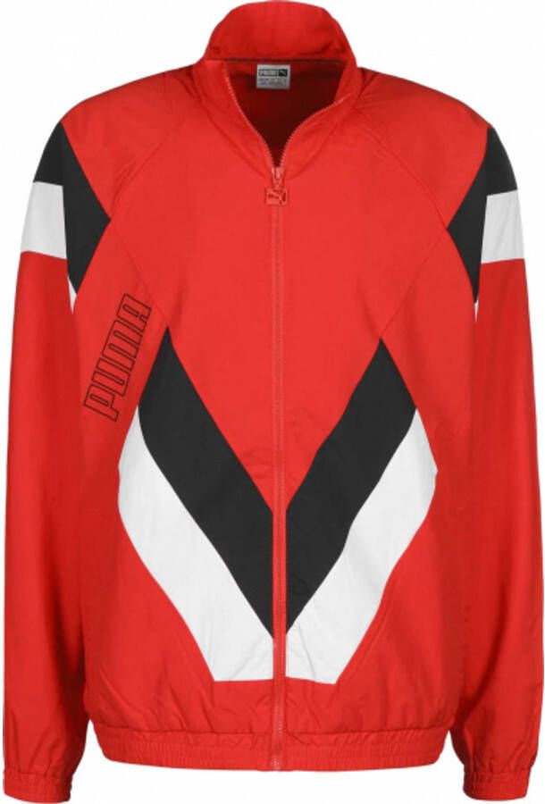 Puma Trainingsjack Heritage Heren Polyester Rood/wit/zwart Mt
