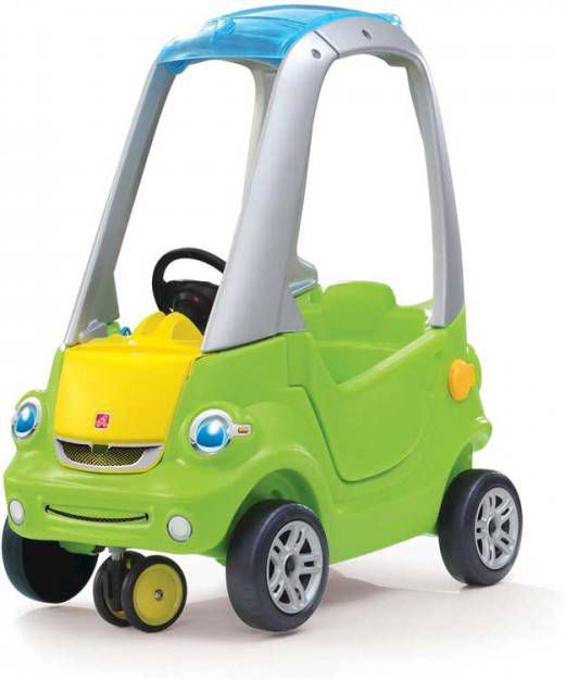 Step2 Loopauto met zwenkwiel groen en grijs 845100