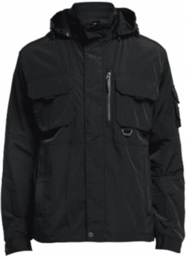 Tenson Outdoorjack Jeffers Heren Polyamide Zwart