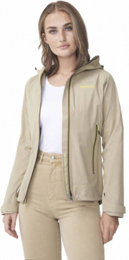 Tenson Outdoorjas Skagway Xp Dames Polyester Lichtbruin