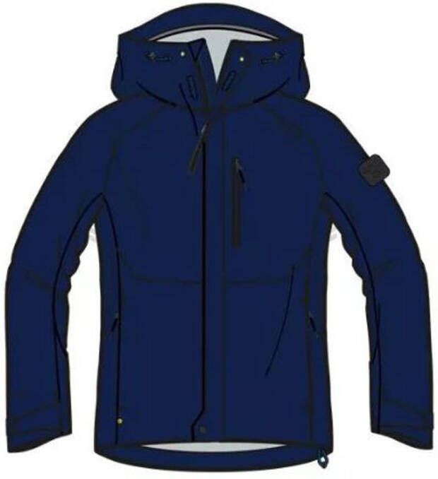 Tenson Tudor Outdoorjas Heren Donkerblauw