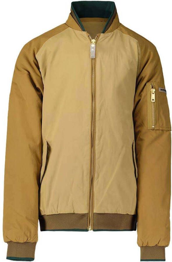 Scotch & Soda Bomberjack met logoprint en steekzakken