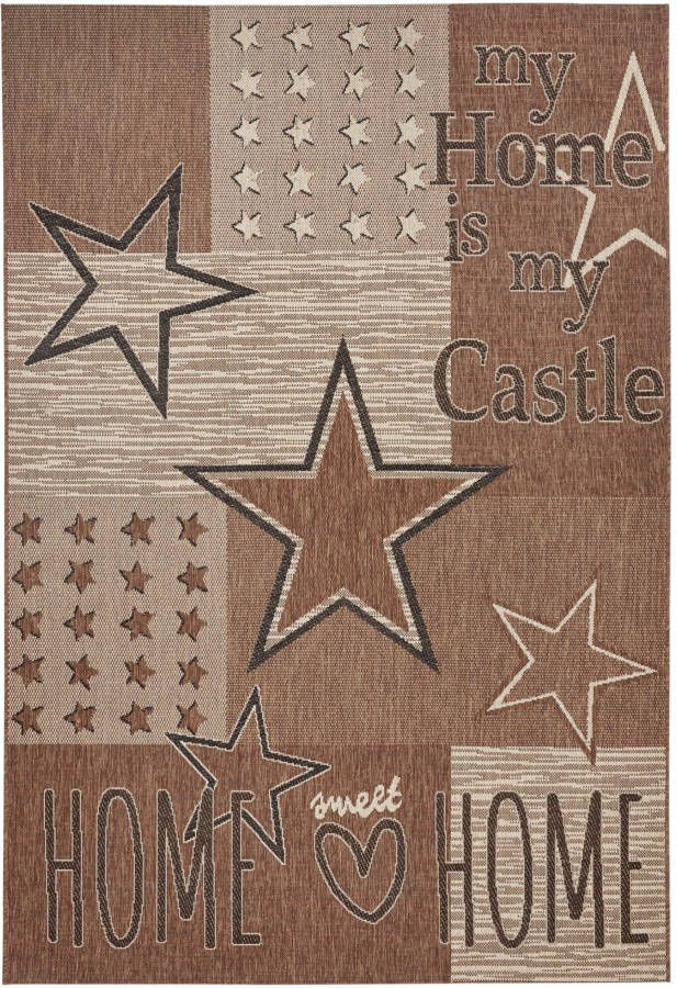 bpc living bonprix collection Binnen- en buitenkleed met sterren en statement