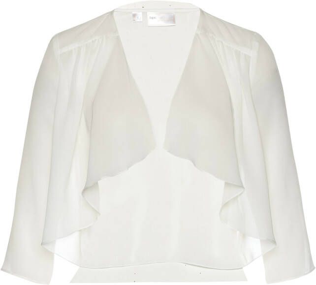 bonprix Chiffon bolero met gerecycled polyester