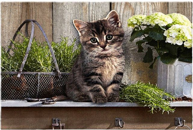 bonprix Deurmat met dierenprint