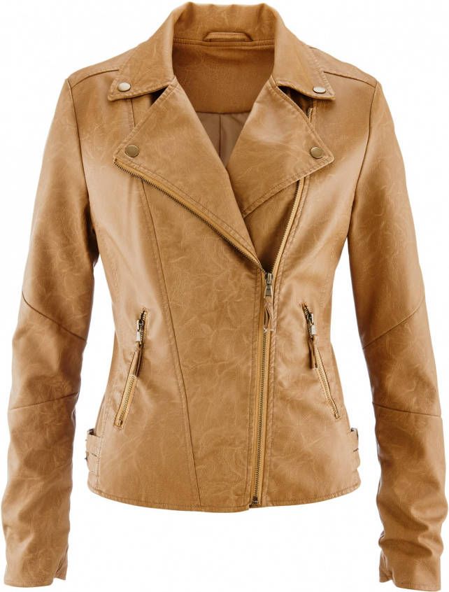 bonprix Imitatieleren jas