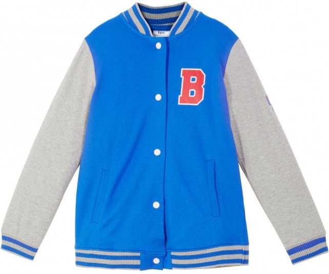 bonprix Kinderen sweatvest in college look