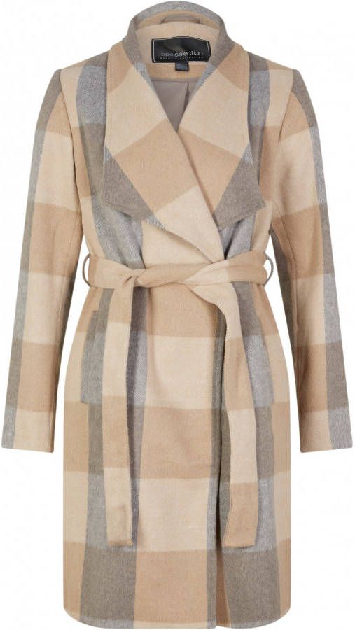 bonprix Korte coat met ceintuur