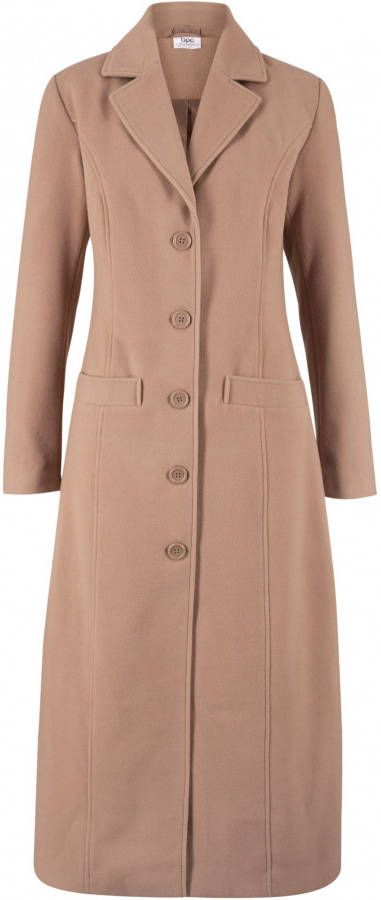 bonprix Lange jas van een wolmix