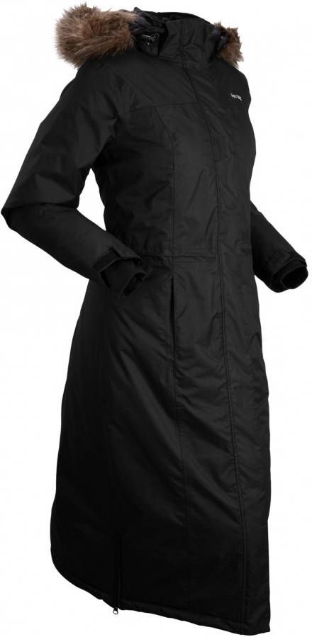 bonprix Lange outdoor jas met imitatiebont