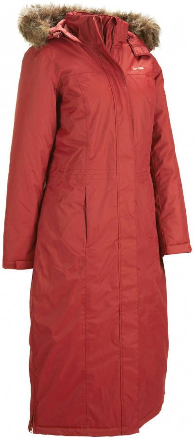 bonprix Lange outdoor jas met imitatiebont
